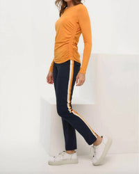 Anatomie - Milly Ruched Top – Tangerine