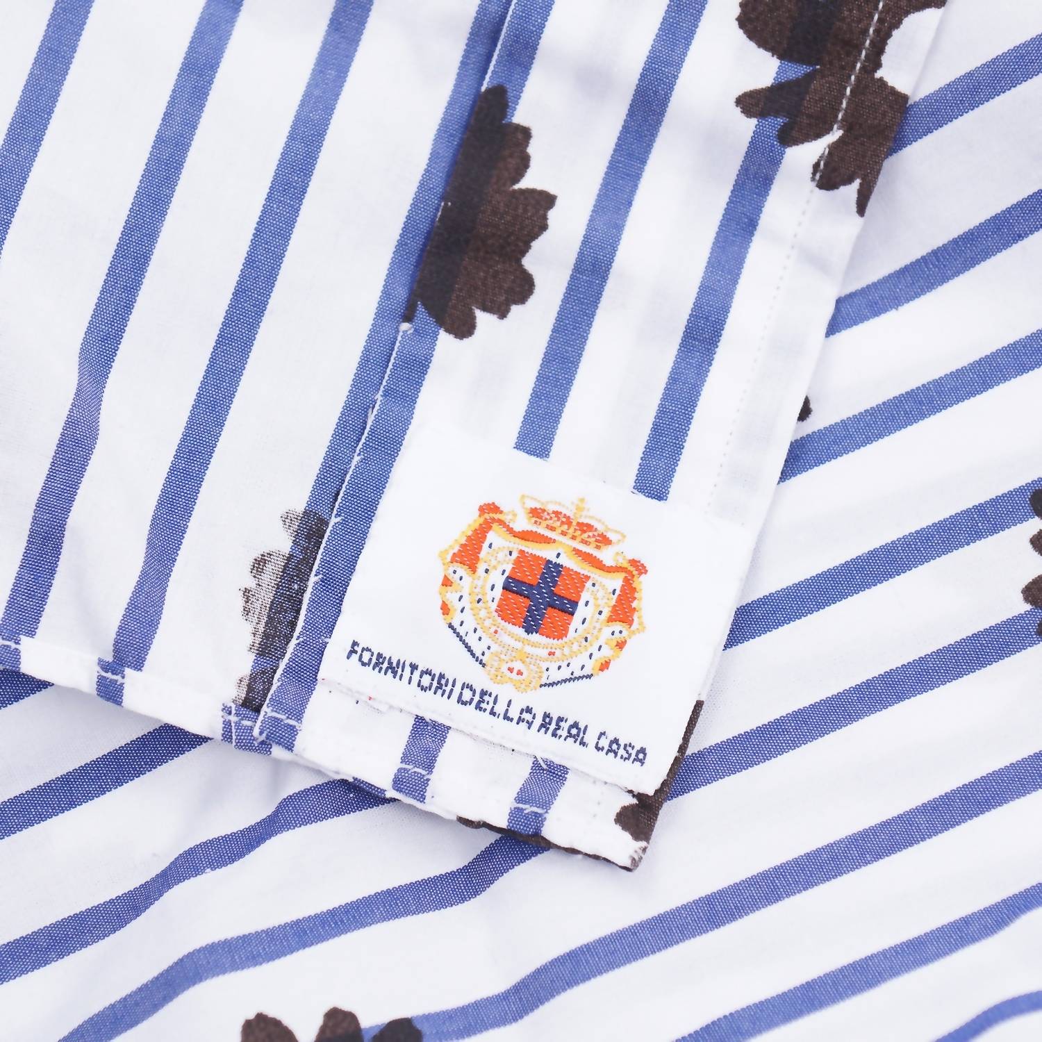 Luigi Borrelli Napoli - Men's Regular-fit Floral Cotton Shirt