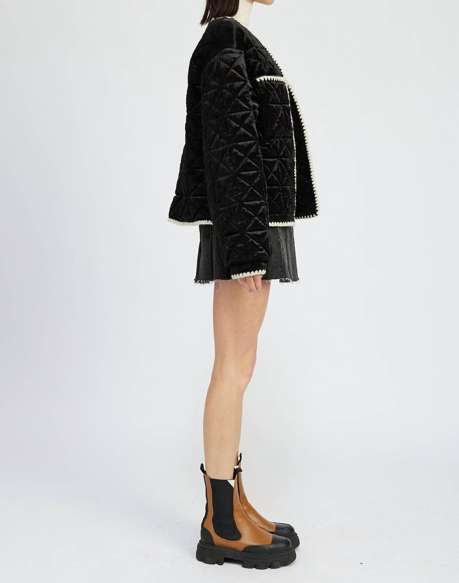 Jacquie The Label - Jacqi quilted Jacket