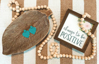 White Label - Women's Beaded Heart Earrings