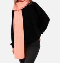 Brodie Cashmere - Women's Cable Scarf