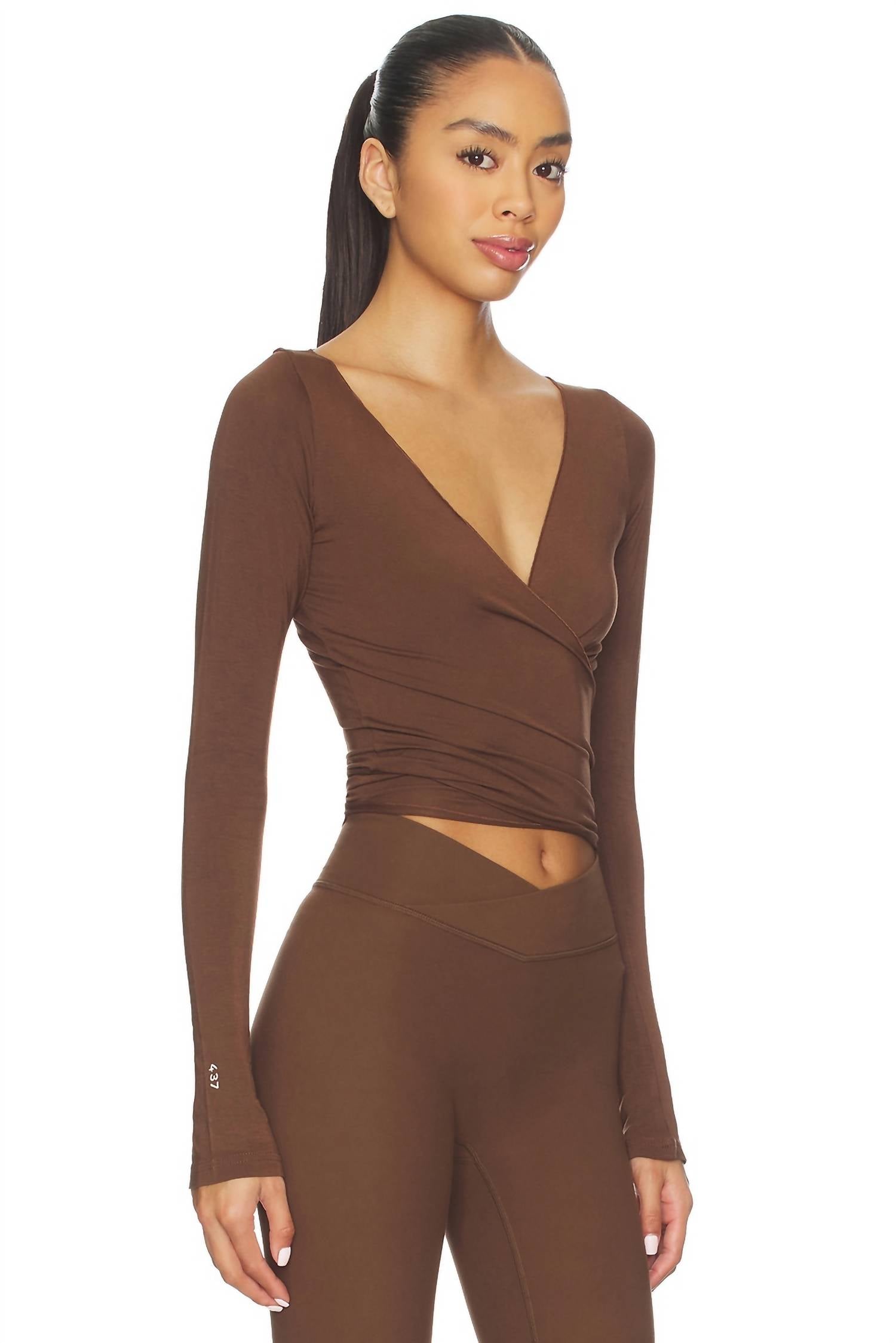 437 - Ballet Wrap Top