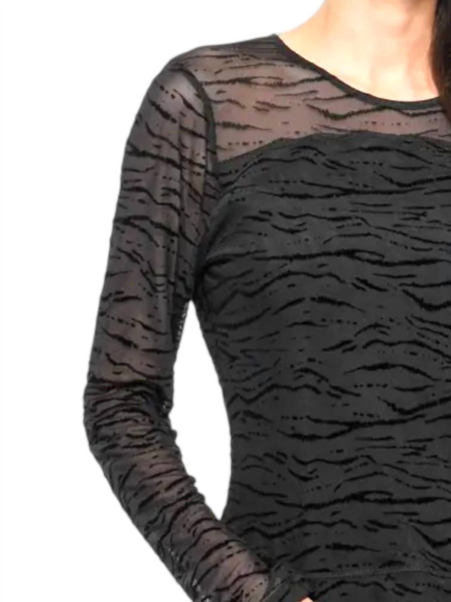 Adore - Velvet Burnout Lace Top