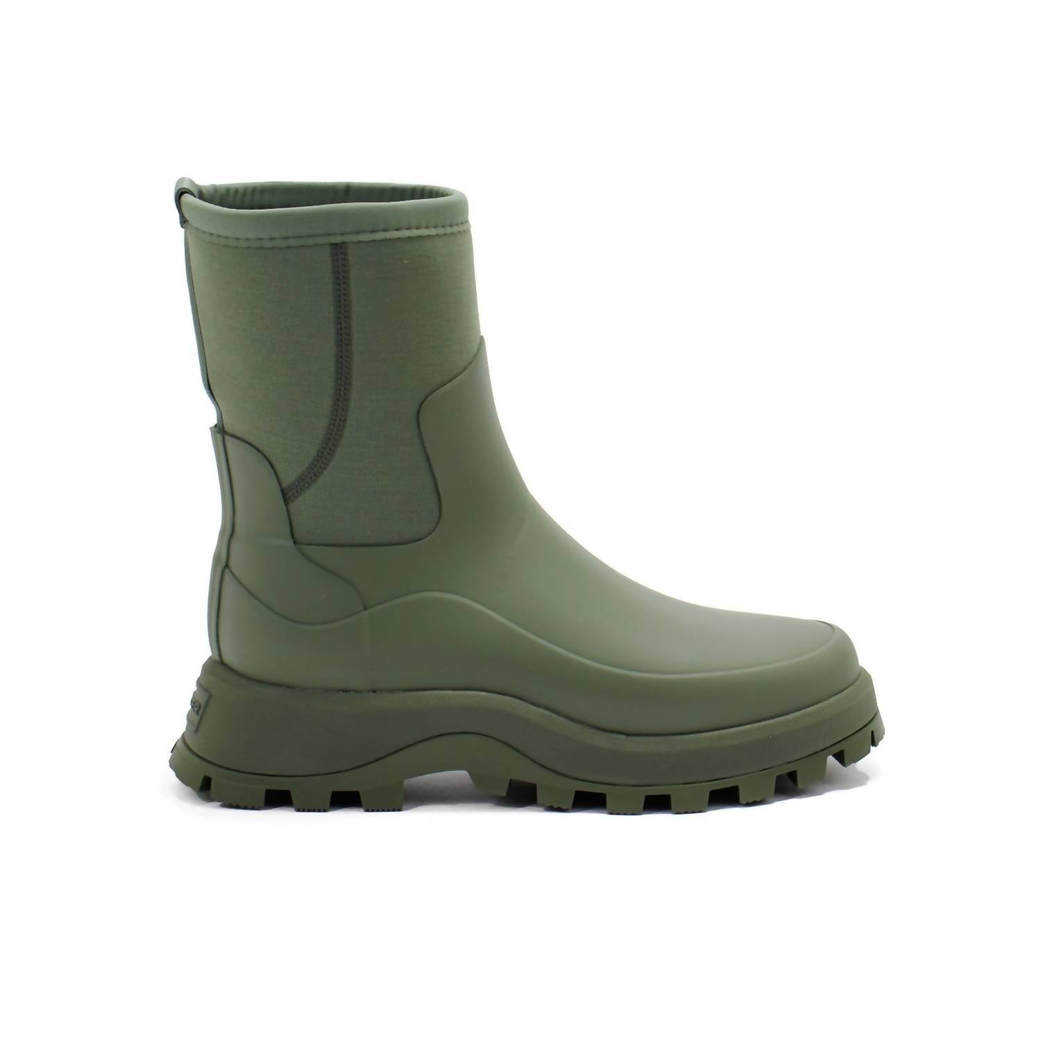 HUNTER Women's City Explorer Short Neoprene Boots in lichen green - women's shoe - view 4