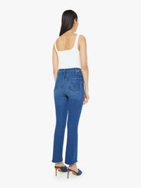 Mother - The Hustler Flood Fray High-rise Jeans