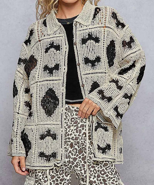 Pol - Crochet Button Top