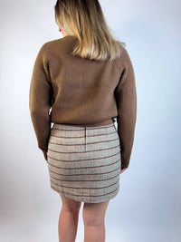 Crescent - Ella Plaid Mini Skirt