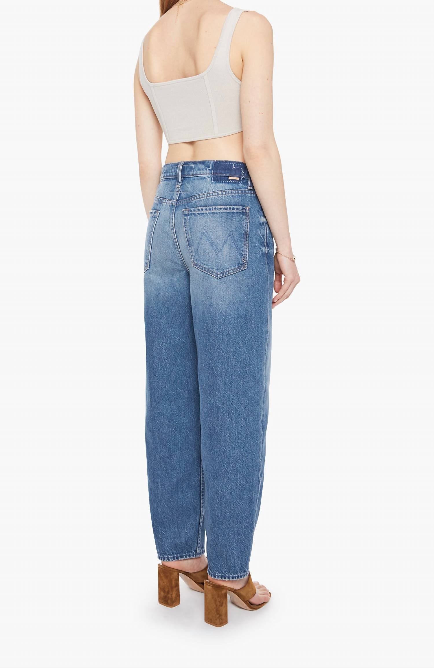Mother Rabbit Hole Ankle Jean in remember when - women's jeans - alternate view
