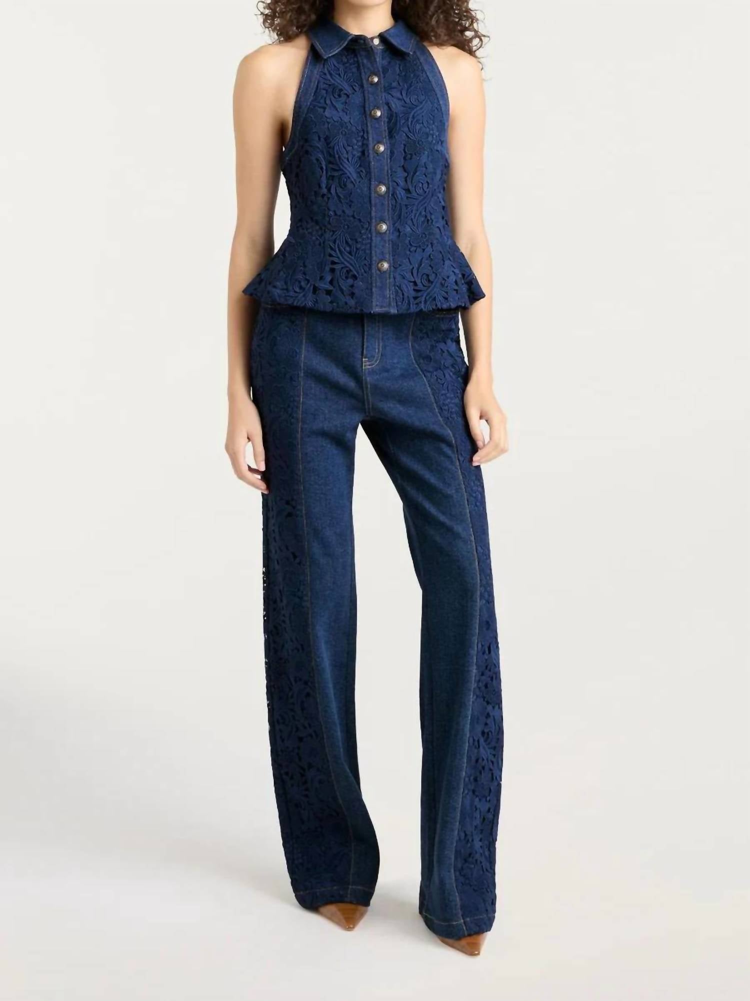 Cinq A Sept - Francine Lace Combo Pants