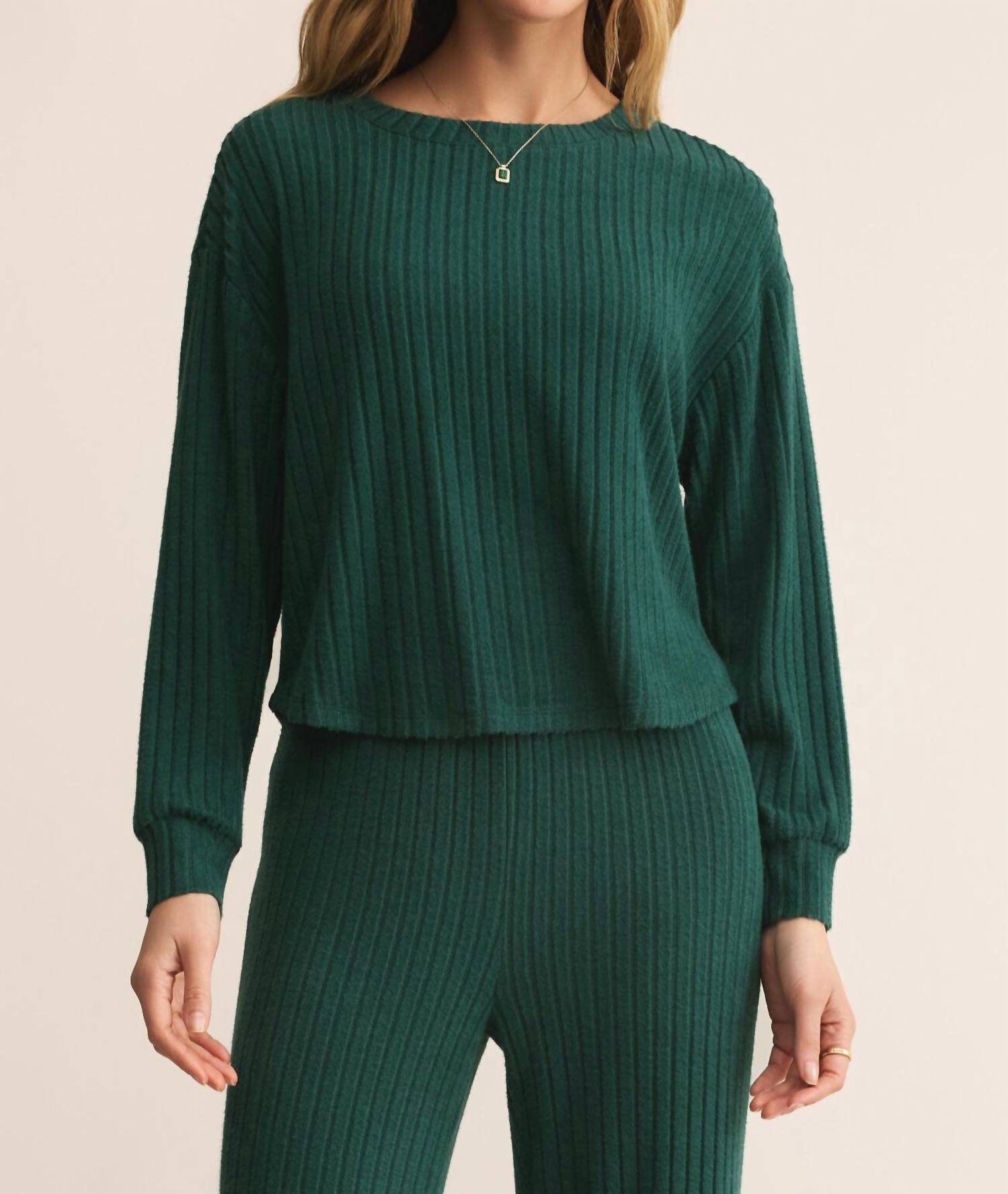 Z Supply - Elfie Rib Long Sleeve Top
