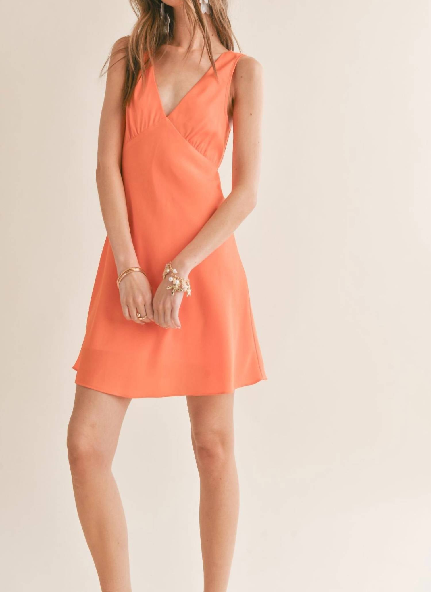Sage The Label - Show Off Bias Satin Mini Dress