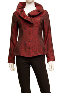 Samuel Dong - Woven Jacquard Blouse