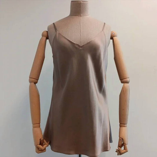 Lafayette 148 - Women's New York Silk Charmeuse Bias Tank