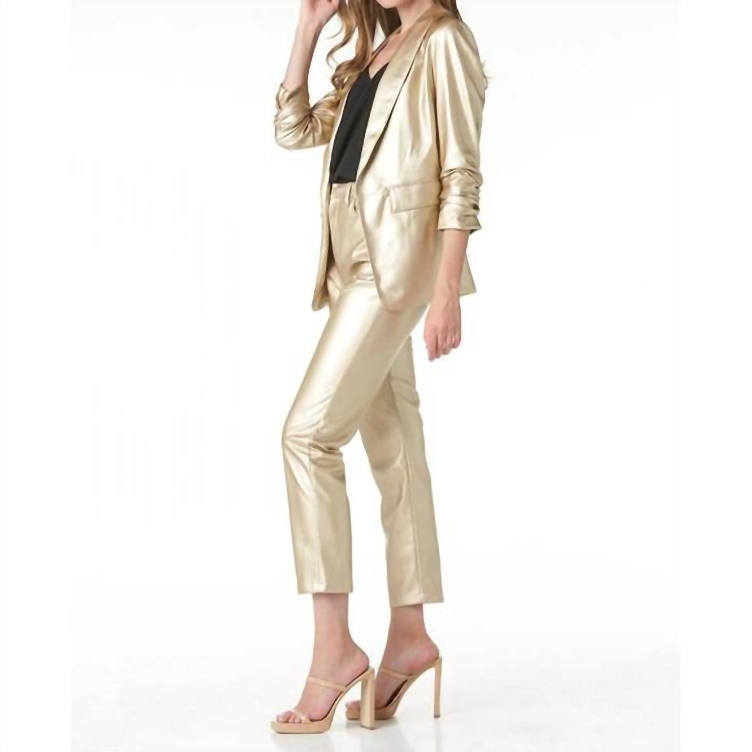 Tart Collections - Kia Vegan Leather Blazer