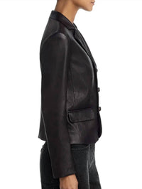 Frame - THE LEATHER SMART BLAZER