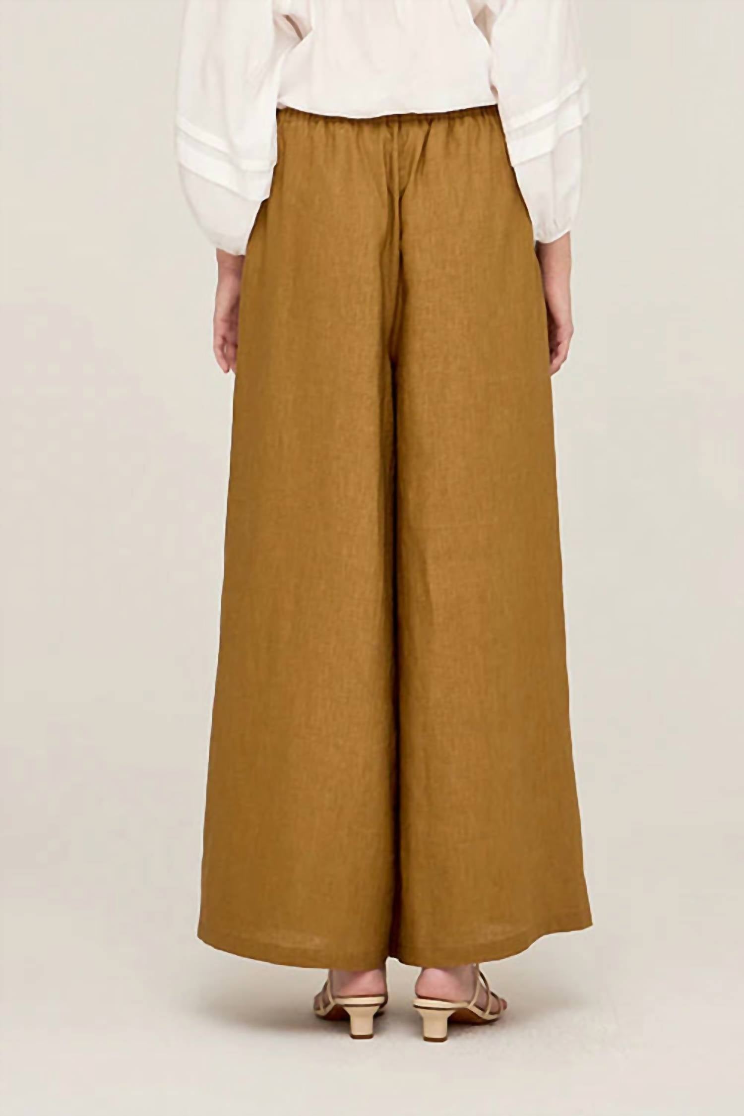 Grade & Gather - Long Line Linen Pants