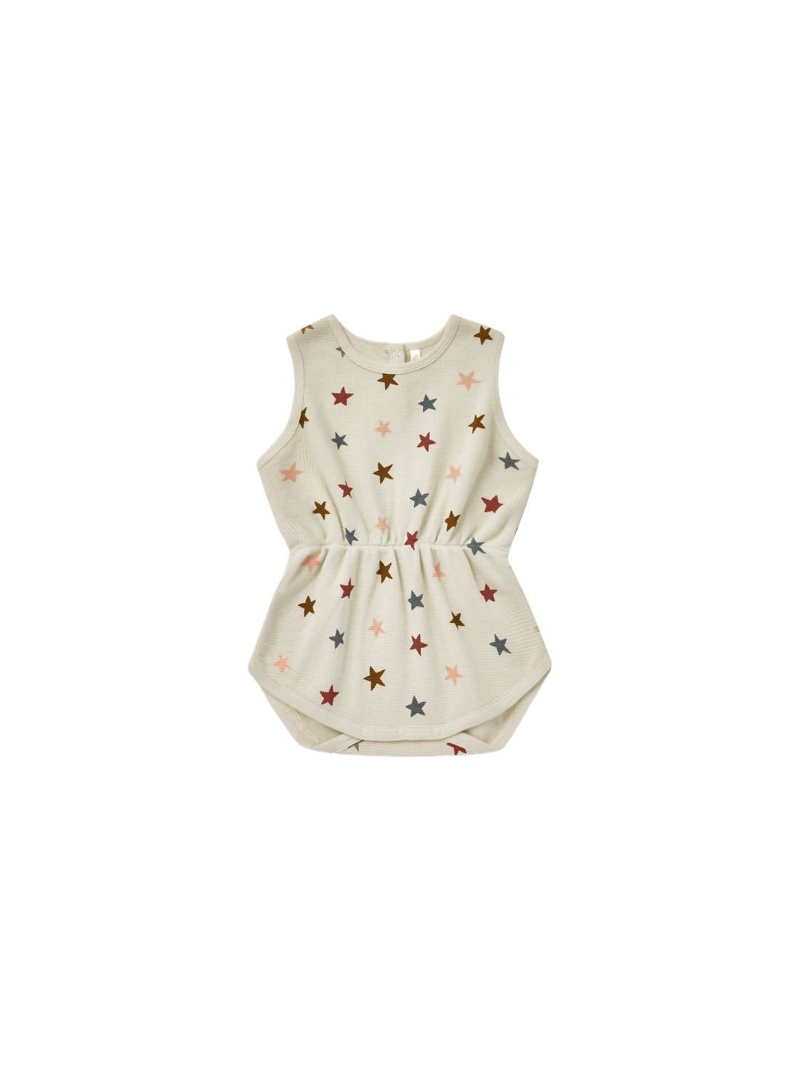 Rylee + Cru Kid's Cinch Stars Playsuit in beige - item