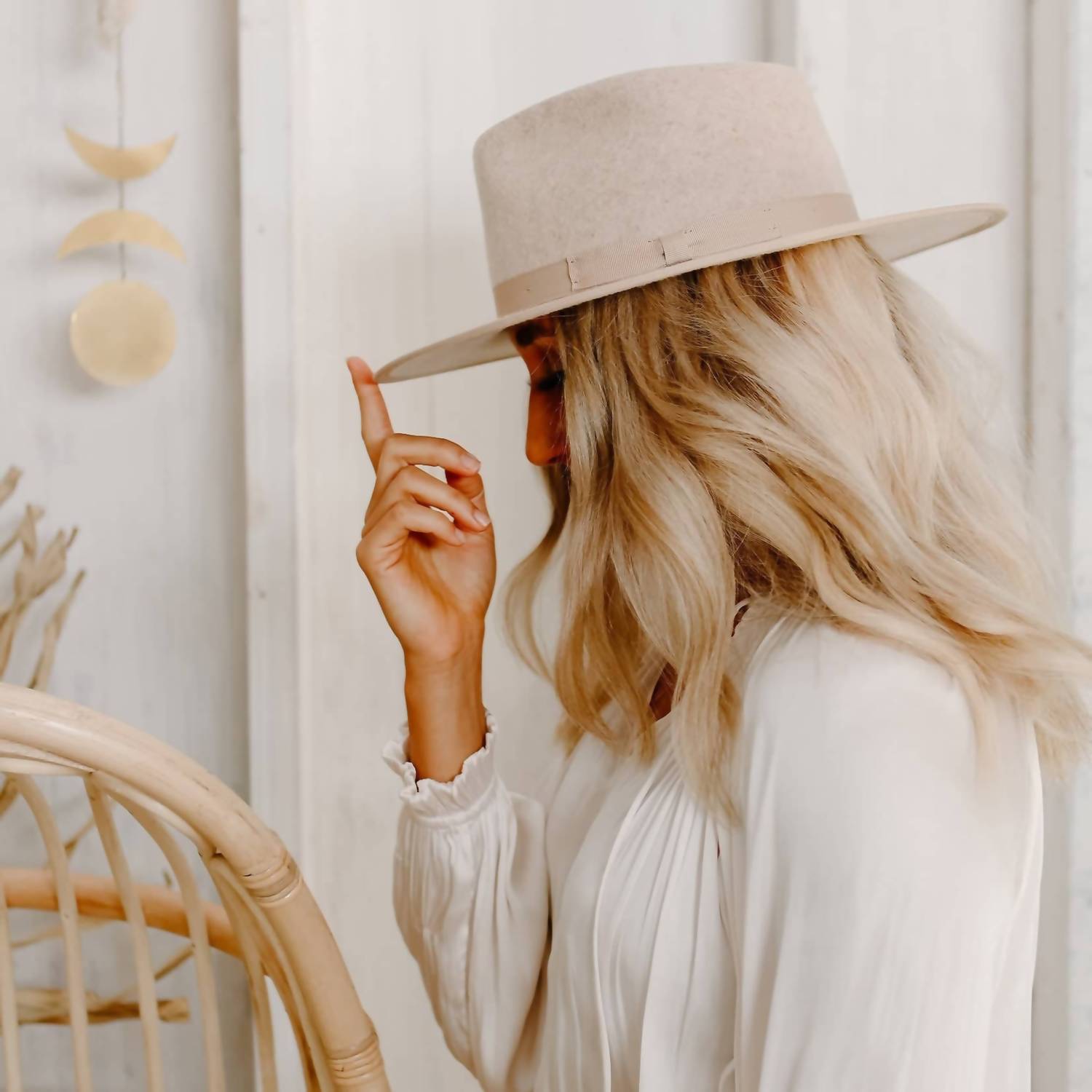 American Hat Makers - Wide Brim Fedora Hat