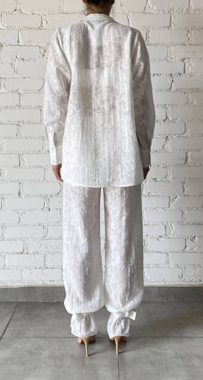 Hemant & Nandita - Lace Straight Pant