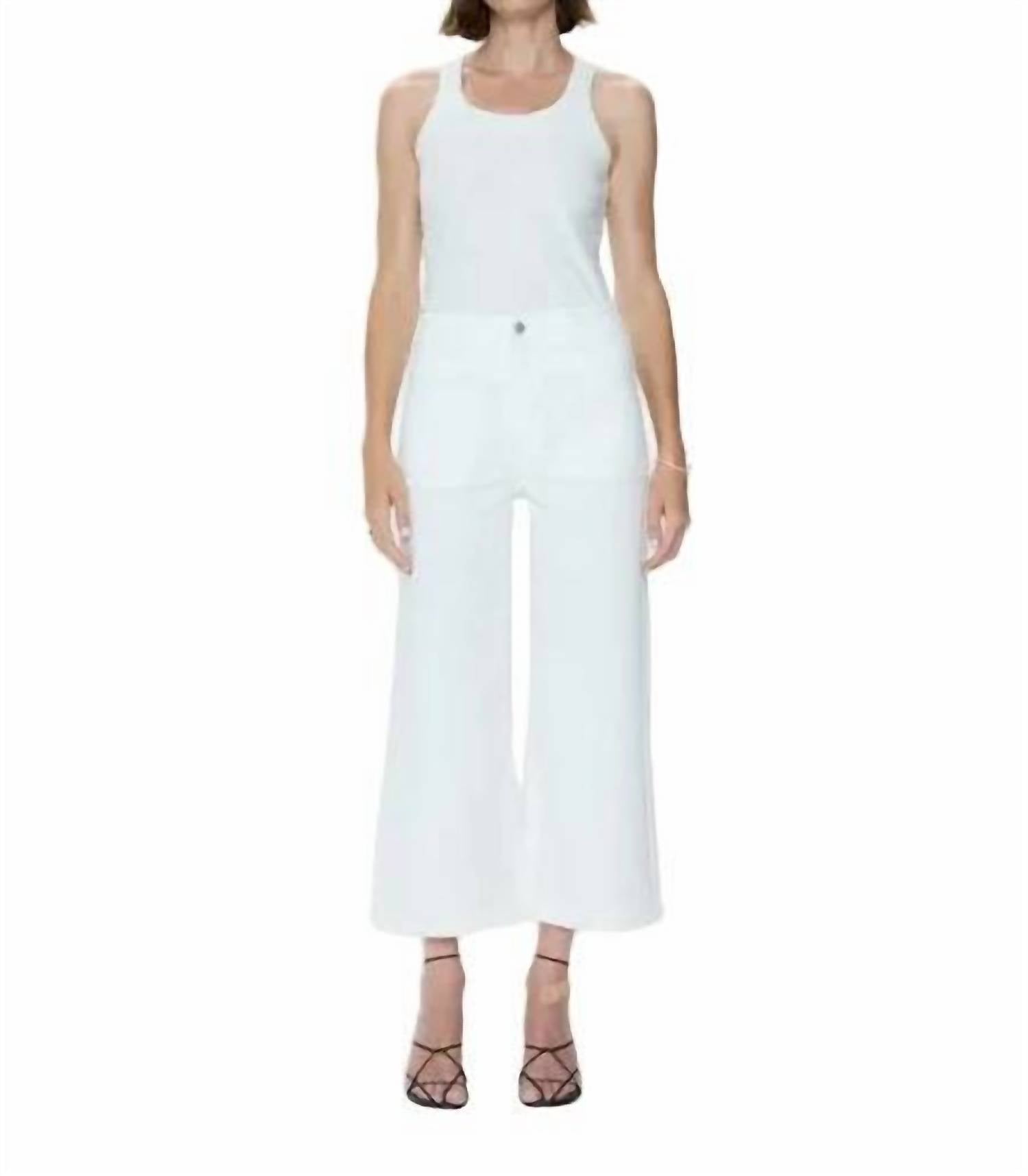 Pistola - Zooey Wide Leg Crop Jeans