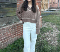 Design History - Sophie Chunky Twist Cable Sweater