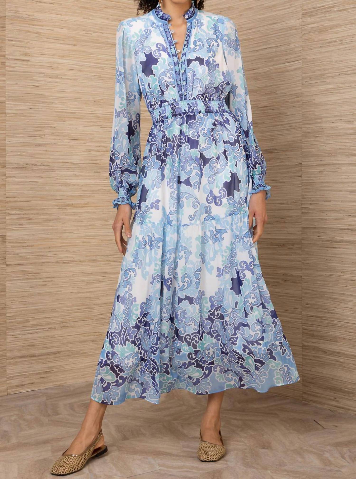 Hale Bob - Bertille Chiffon Maxi Dress