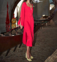 ALEXIS Sassari Midi Dress in cerise - women's dress