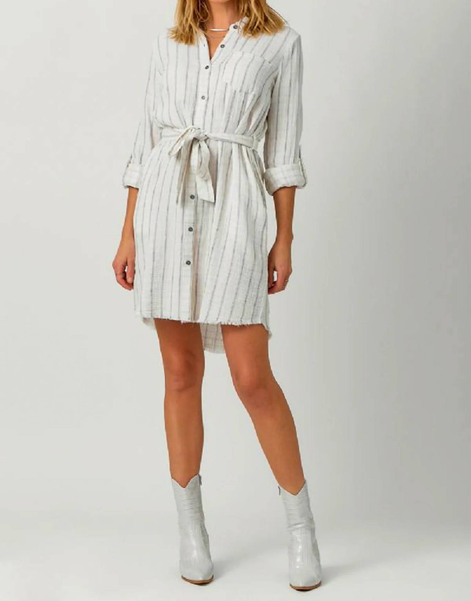Mystree - Washed Shirt Dress