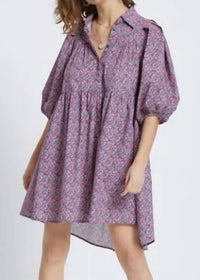 Meet Me In Santorini - Poplin Pleats Dress