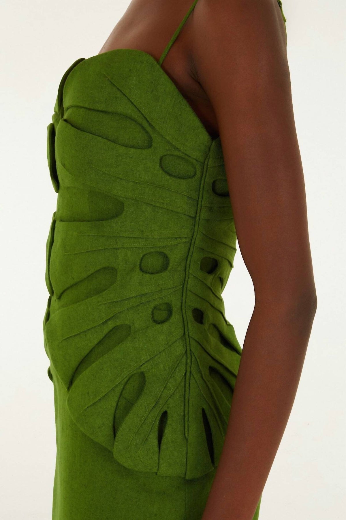 Farm Rio - Monstera Sleeveless Midi Dress