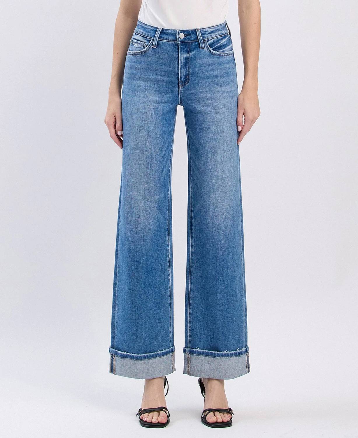 Flying Monkey - Cuffed Denim Jeans