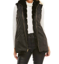 FABULOUS FURS Reversible Zip Vest in black mink - women's jacket