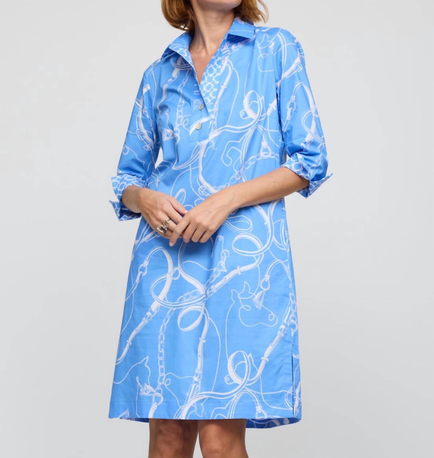 Hinson Wu - Charlotte Three Quarter Sleeve Dress