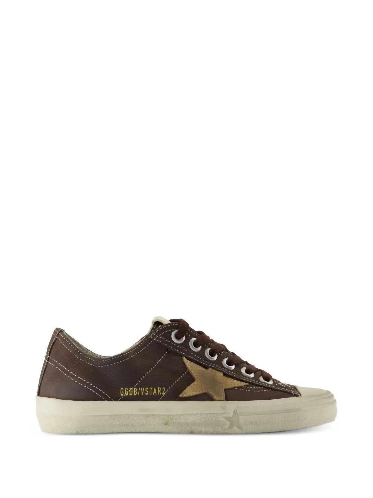 Golden Goose - Women's V Star Lace Up Sneakers