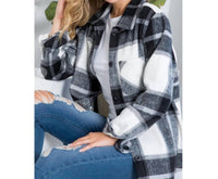 Control Apparel - Plaid Boyfriend Flannel Shirt - Plus