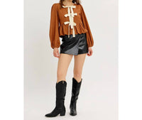 Idem Ditto - Camilla Bow Front Blouse