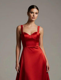 Sherri Hill - Satin A-line Gown