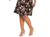 Bcx - Women's Faux Wrap Casual Dress - Plus