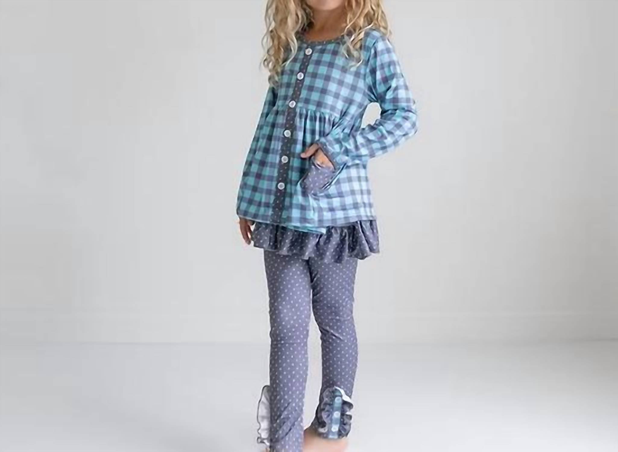 Adorable Sweetness - Girls Check Set