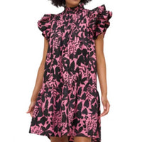 Oliphant - Pintuck Ruffle Mini Dress