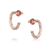 Montana Silversmiths - Women's Everything Is Rosy Hoop Earrings