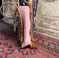 Kantha Bae - Women's Upcycled Embroidered Market Braided Tote Bag