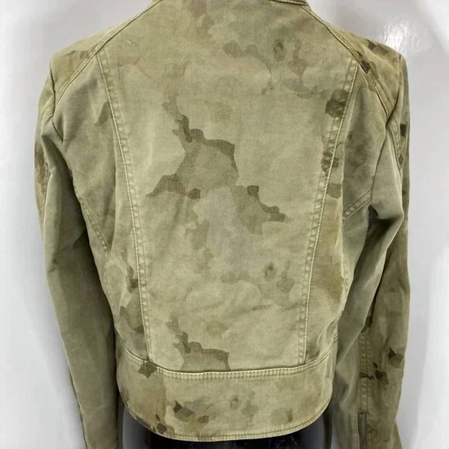 Marrakech - Women's Carysse Denim Jersey Moto Jacket