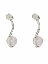 Lady Grey - Women's Pearl Ivy Earrings