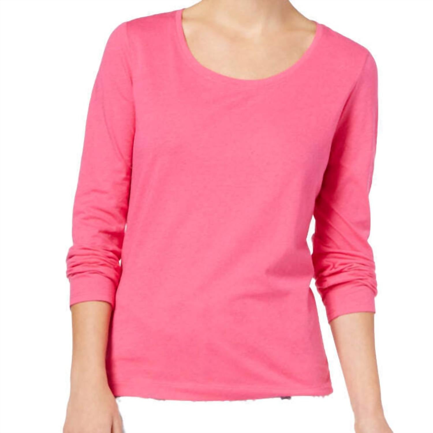 Jenni By Jennifer Moore - Women's Solid Fleece Pajama Top