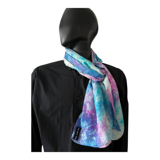 The Gray Crab - Hand-Dyed Silk Scarf