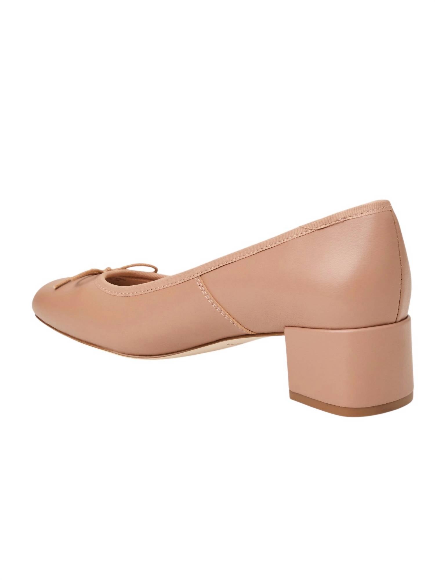 Jack Rogers Women's Maddy Pump in cafe au lait - women's heels - detail view