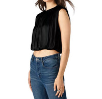 STEVE MADDEN Milana Top in black - women's shirt - detail view