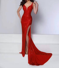 Johnathan Kayne - Slim Fitting Sequin Gown