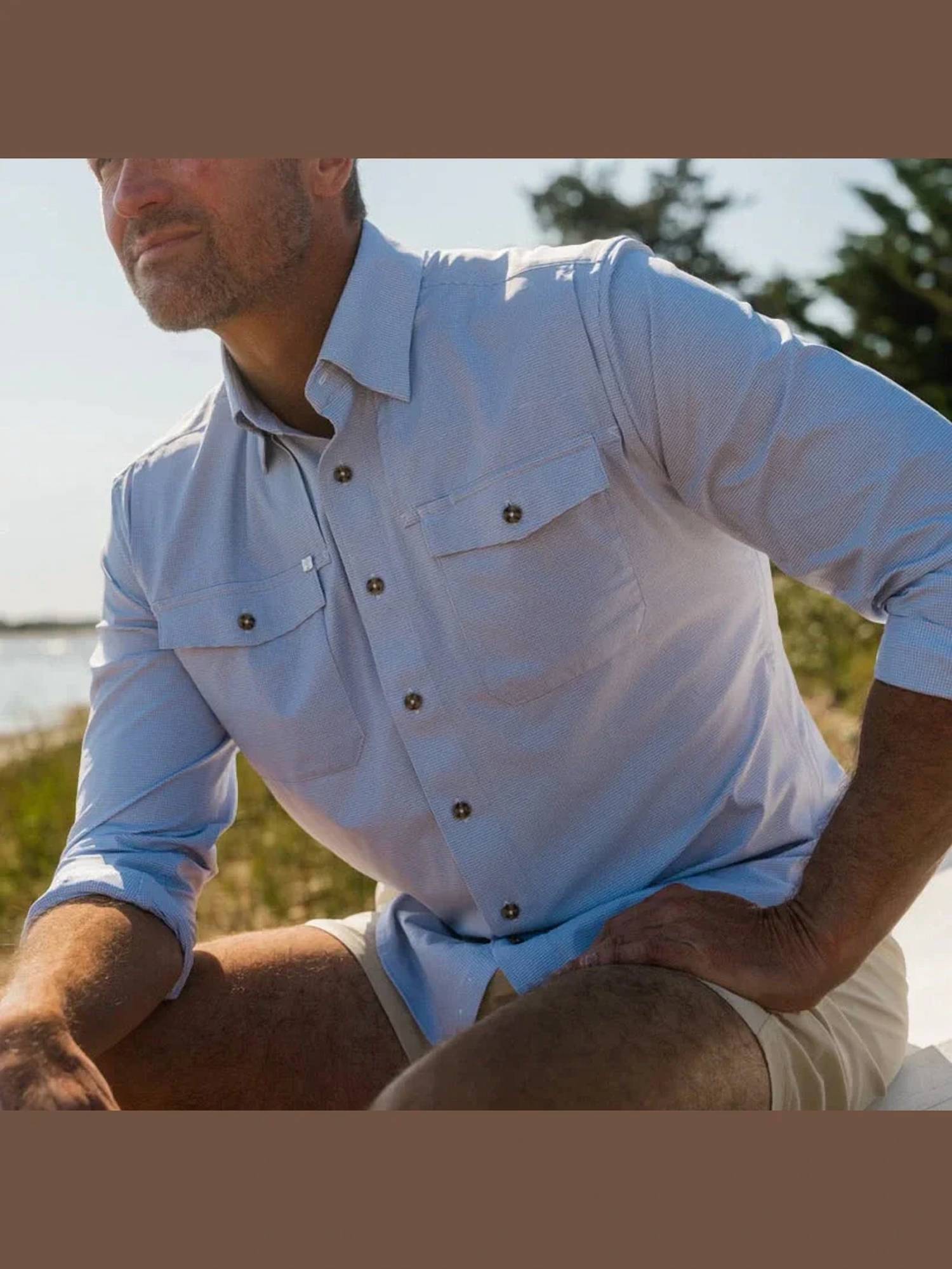 Genteal - Dean Vented Long Sleeve Shirt